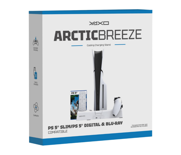 YAXO ARCTIC BREEZE do PS5/PS5 Slim Alpine White - 1319790 - zdjęcie 4